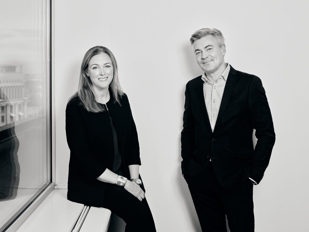 Cecilia Brinck and Henrik Höjsgaard, Partners, Nordic Interim