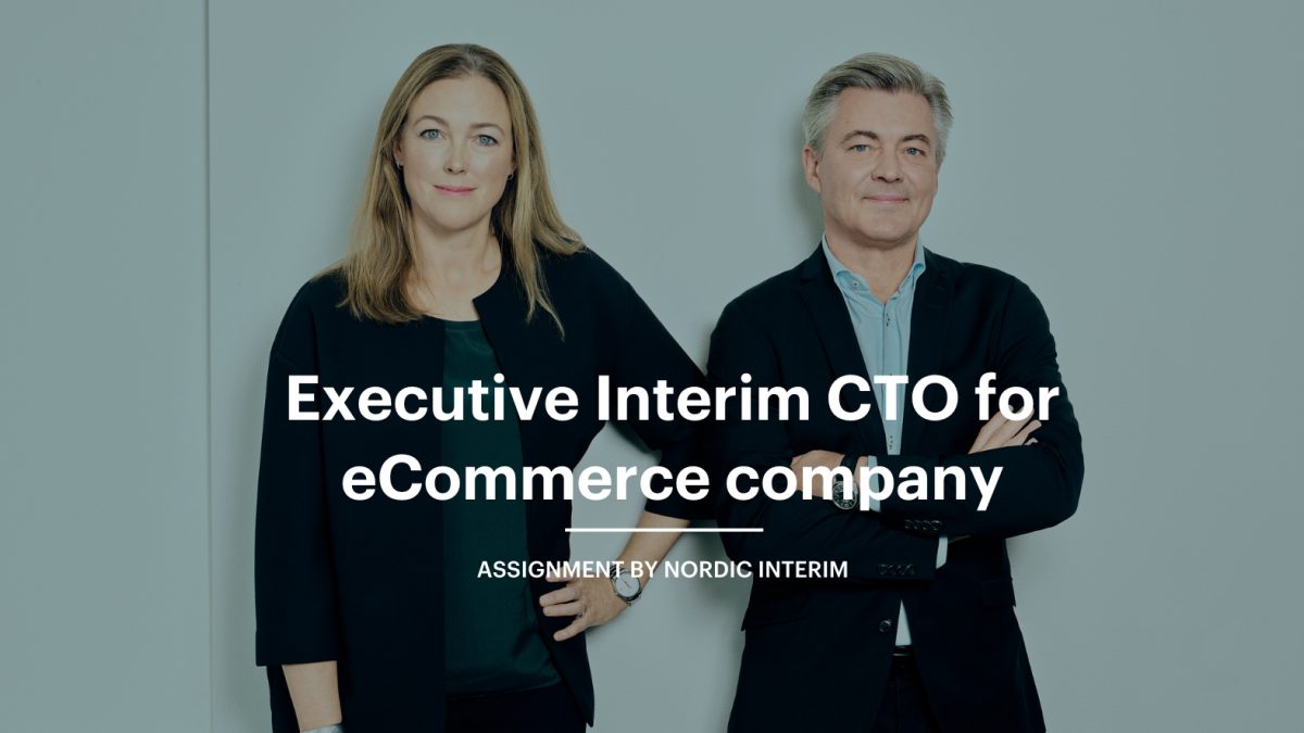 Executive Interim CTO for an e-Commerce company