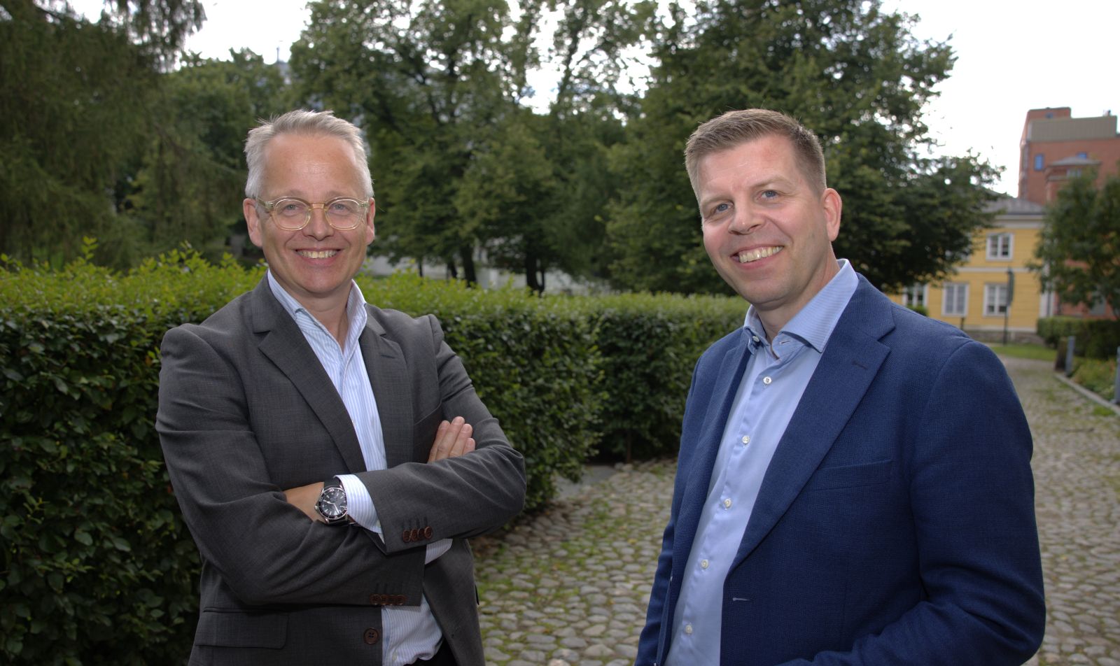 Antti Uski, Interim HR ja Niklas Björklund, Partner Nordic Interim